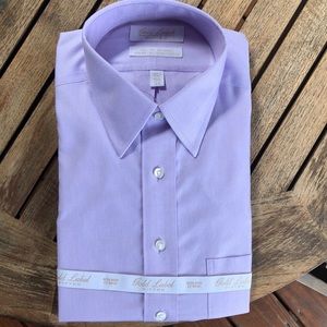 Roundtree and Yorke gold label lavender shirt